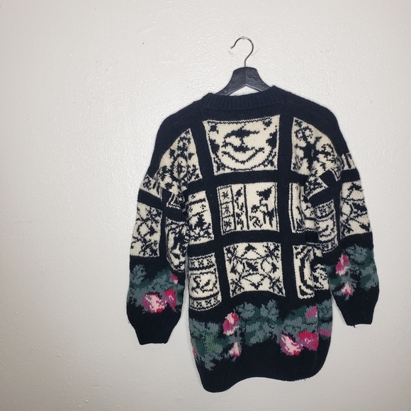 United Knitwear Wool Fair Isle Chunky Knit Sweater - Picture 6 of 6